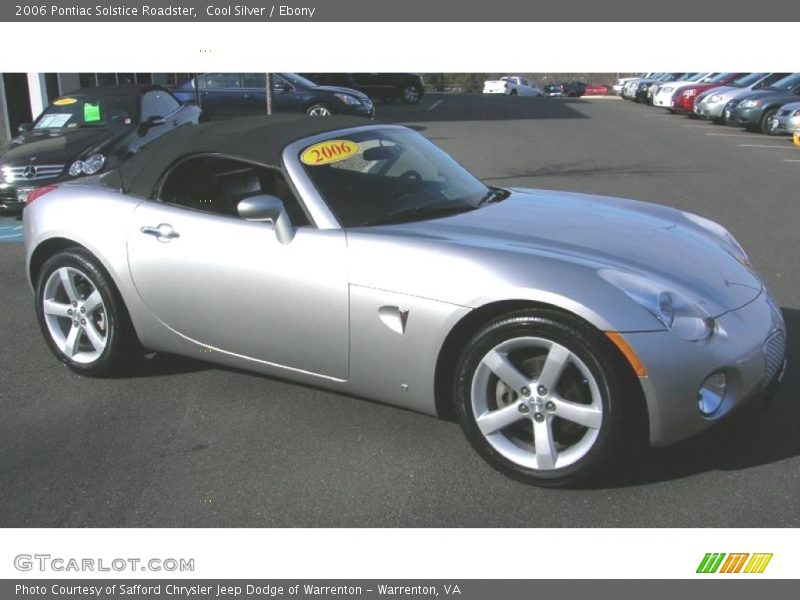 Cool Silver / Ebony 2006 Pontiac Solstice Roadster