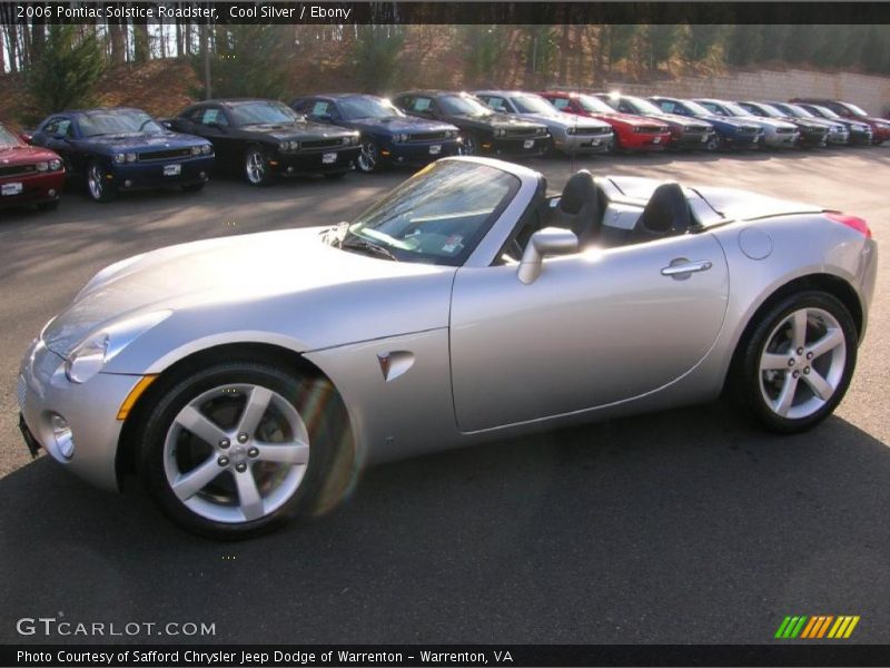 Cool Silver / Ebony 2006 Pontiac Solstice Roadster