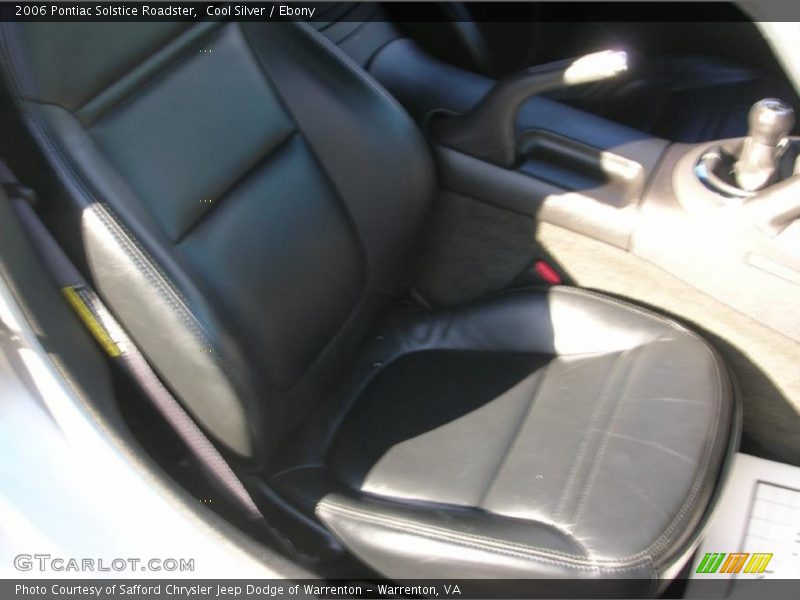  2006 Solstice Roadster Ebony Interior