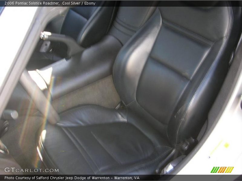 Cool Silver / Ebony 2006 Pontiac Solstice Roadster