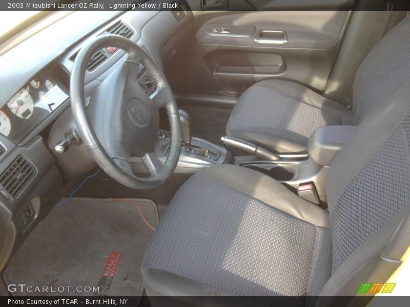  2003 Lancer OZ Rally Black Interior