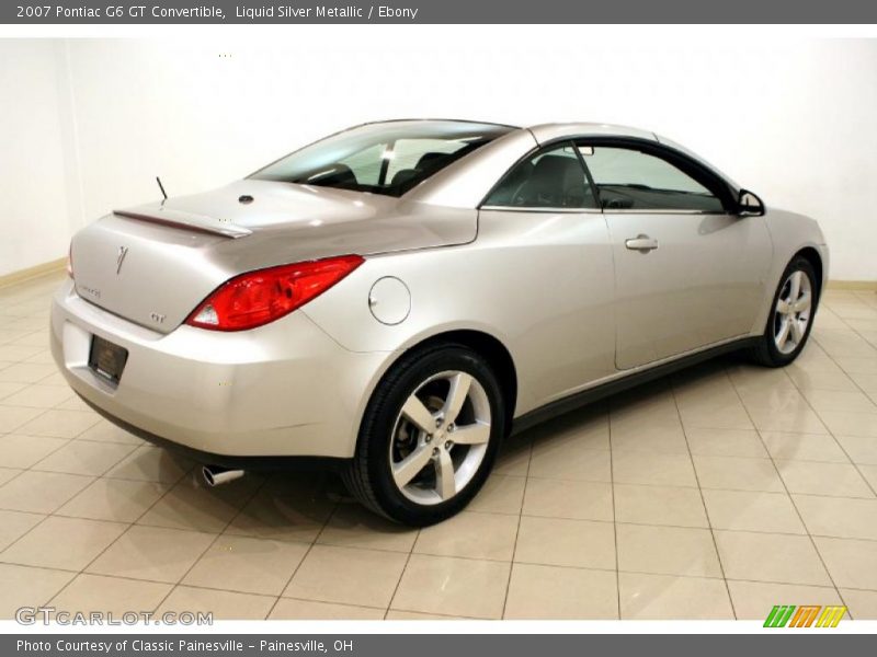 Liquid Silver Metallic / Ebony 2007 Pontiac G6 GT Convertible