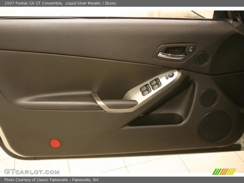 Liquid Silver Metallic / Ebony 2007 Pontiac G6 GT Convertible