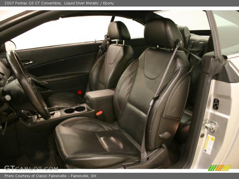 Liquid Silver Metallic / Ebony 2007 Pontiac G6 GT Convertible