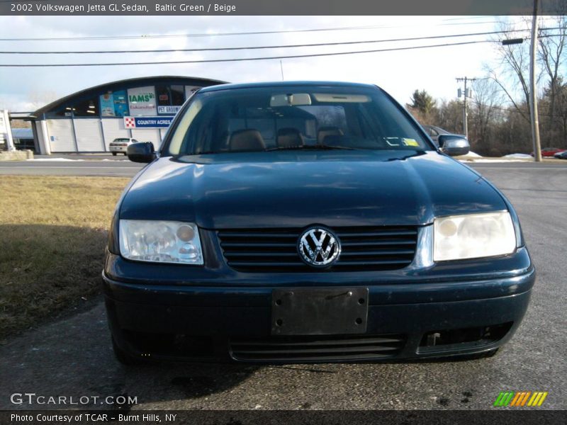 Baltic Green / Beige 2002 Volkswagen Jetta GL Sedan