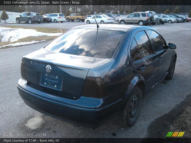 Baltic Green / Beige 2002 Volkswagen Jetta GL Sedan