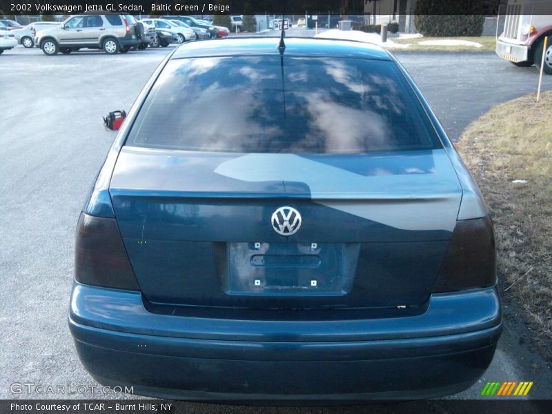 Baltic Green / Beige 2002 Volkswagen Jetta GL Sedan
