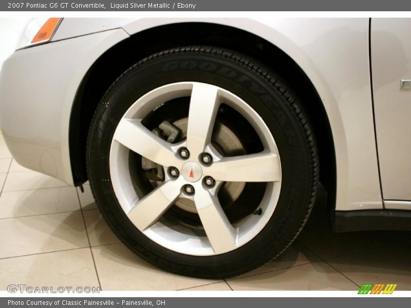 Liquid Silver Metallic / Ebony 2007 Pontiac G6 GT Convertible