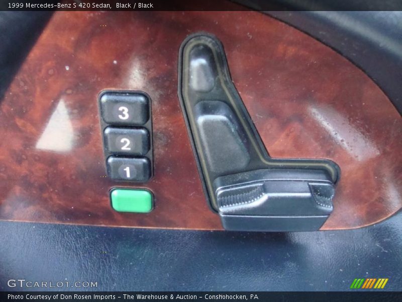 Controls of 1999 S 420 Sedan