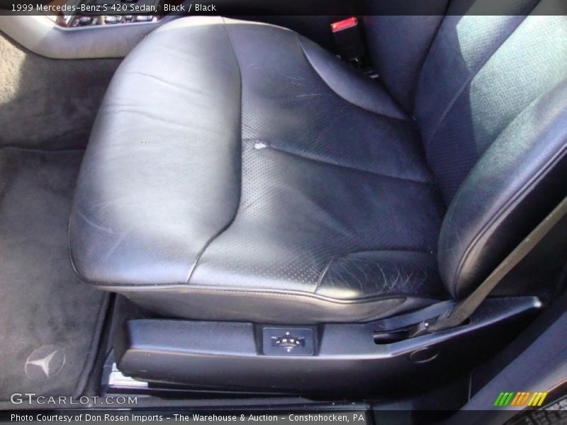 Black / Black 1999 Mercedes-Benz S 420 Sedan