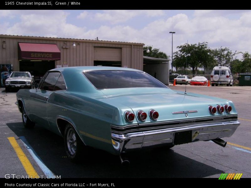 Green / White 1965 Chevrolet Impala SS