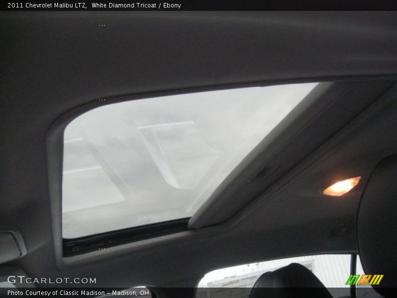 White Diamond Tricoat / Ebony 2011 Chevrolet Malibu LTZ