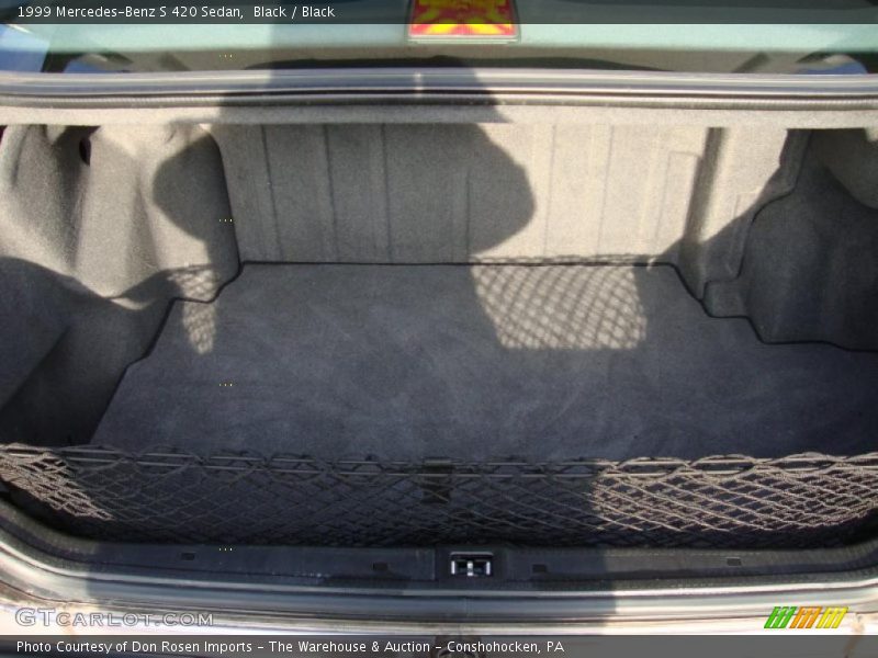 Black / Black 1999 Mercedes-Benz S 420 Sedan