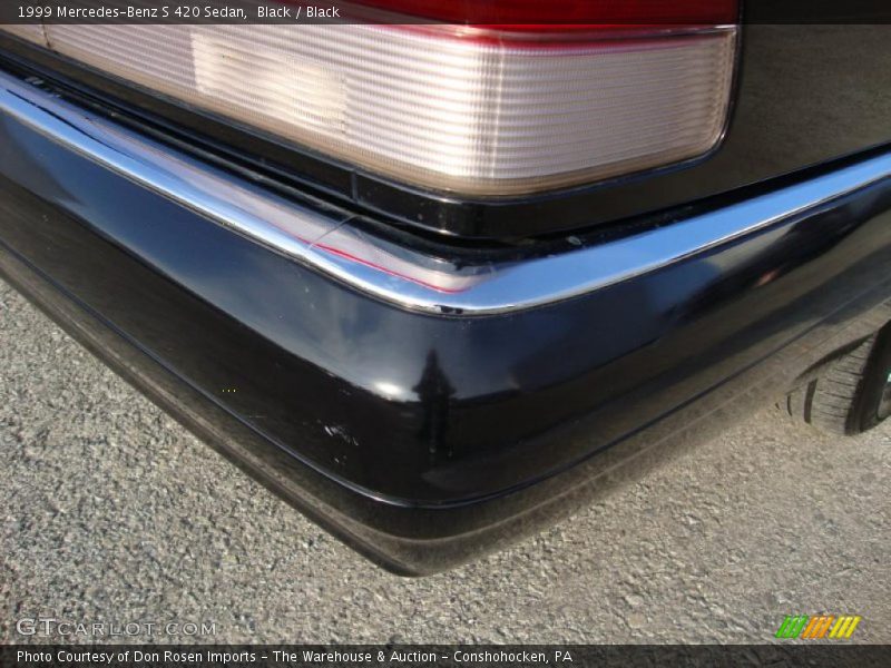 Black / Black 1999 Mercedes-Benz S 420 Sedan
