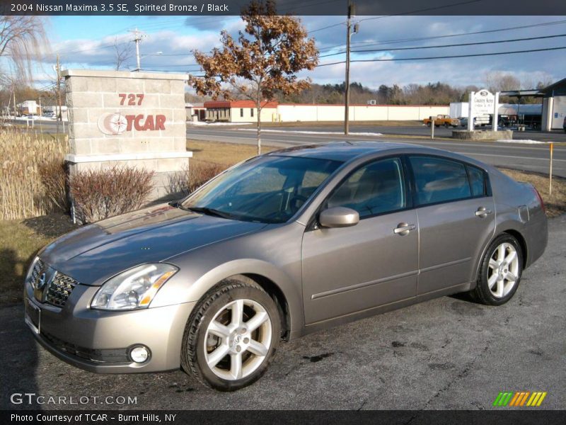Spirited Bronze / Black 2004 Nissan Maxima 3.5 SE
