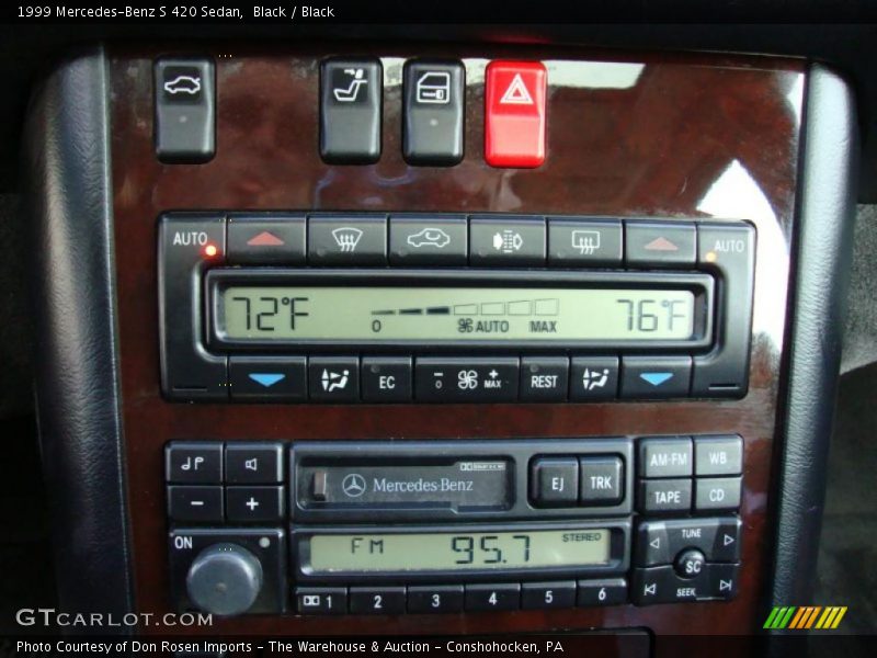 Black / Black 1999 Mercedes-Benz S 420 Sedan