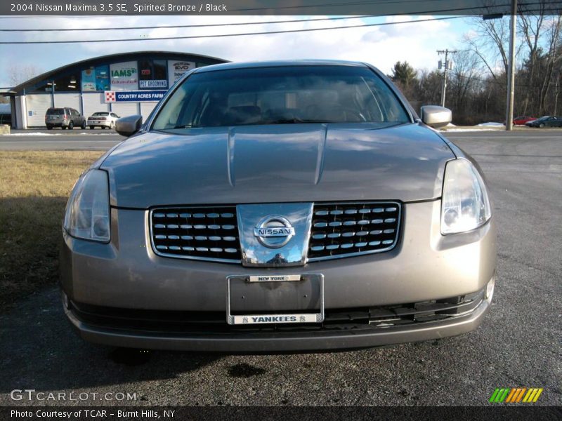 Spirited Bronze / Black 2004 Nissan Maxima 3.5 SE
