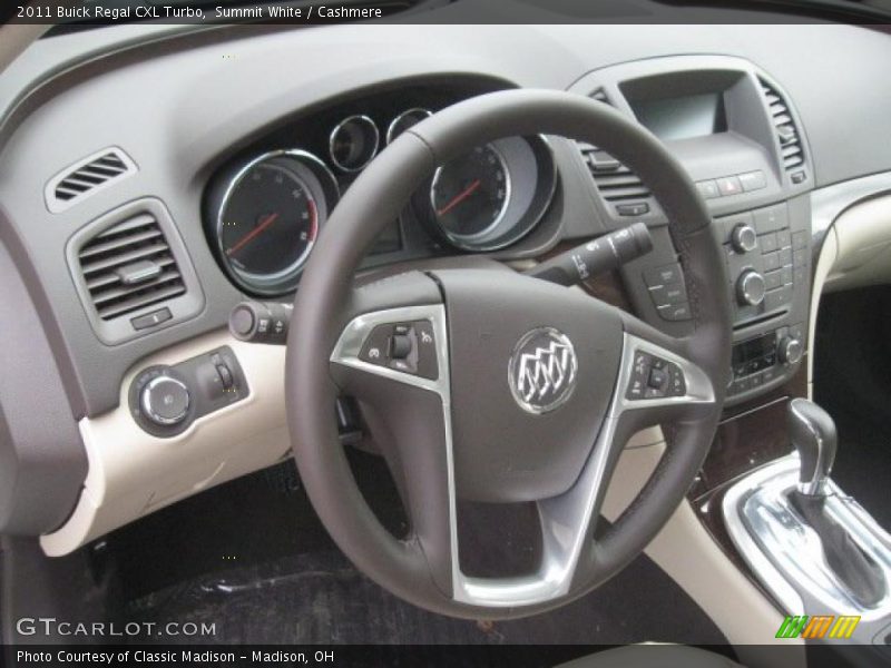 Dashboard of 2011 Regal CXL Turbo