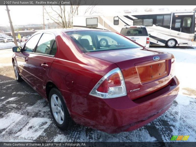 Redfire Metallic / Camel 2007 Ford Fusion SE