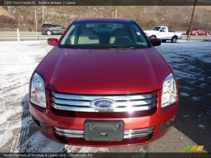 Redfire Metallic / Camel 2007 Ford Fusion SE