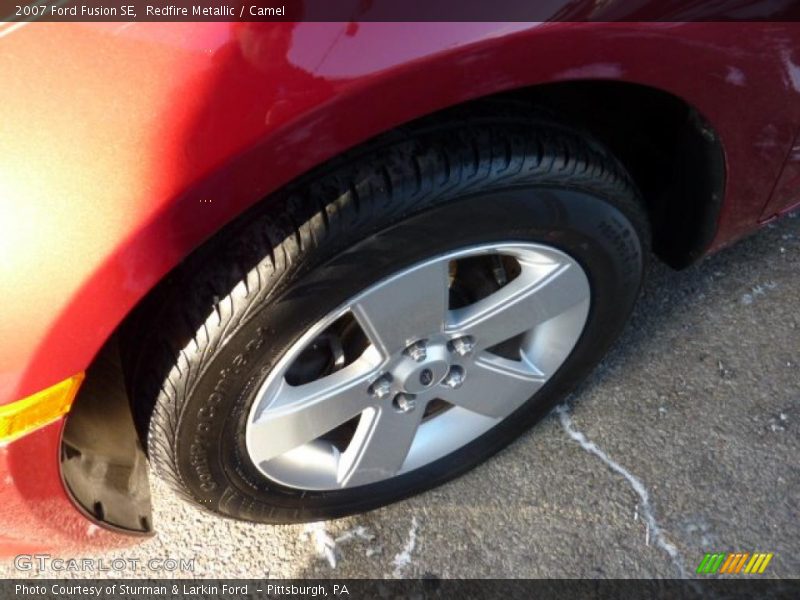 Redfire Metallic / Camel 2007 Ford Fusion SE
