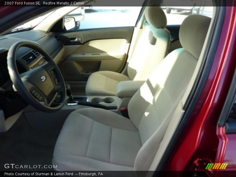 Redfire Metallic / Camel 2007 Ford Fusion SE
