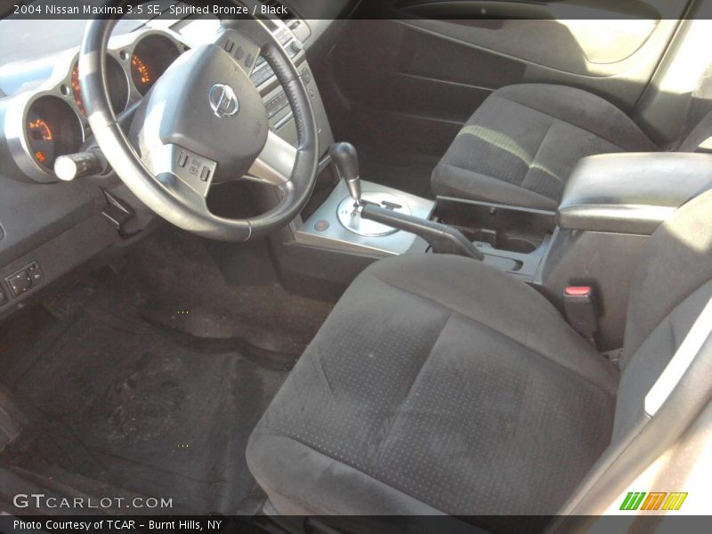 Spirited Bronze / Black 2004 Nissan Maxima 3.5 SE