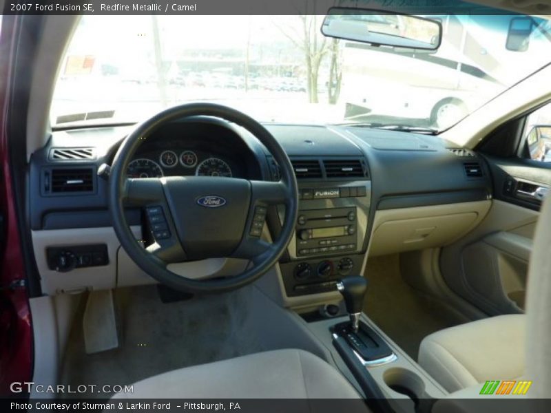 Redfire Metallic / Camel 2007 Ford Fusion SE