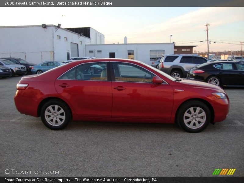 Barcelona Red Metallic / Bisque 2008 Toyota Camry Hybrid