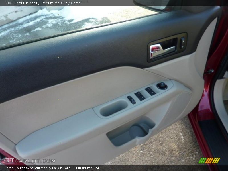 Redfire Metallic / Camel 2007 Ford Fusion SE