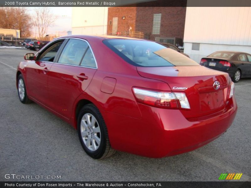 Barcelona Red Metallic / Bisque 2008 Toyota Camry Hybrid