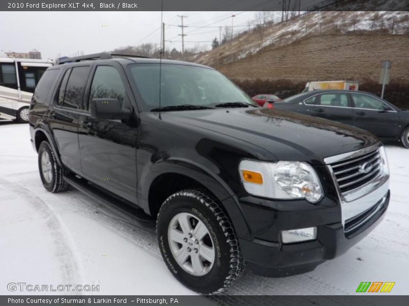 Black / Black 2010 Ford Explorer XLT 4x4