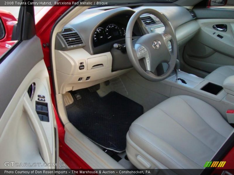 Barcelona Red Metallic / Bisque 2008 Toyota Camry Hybrid