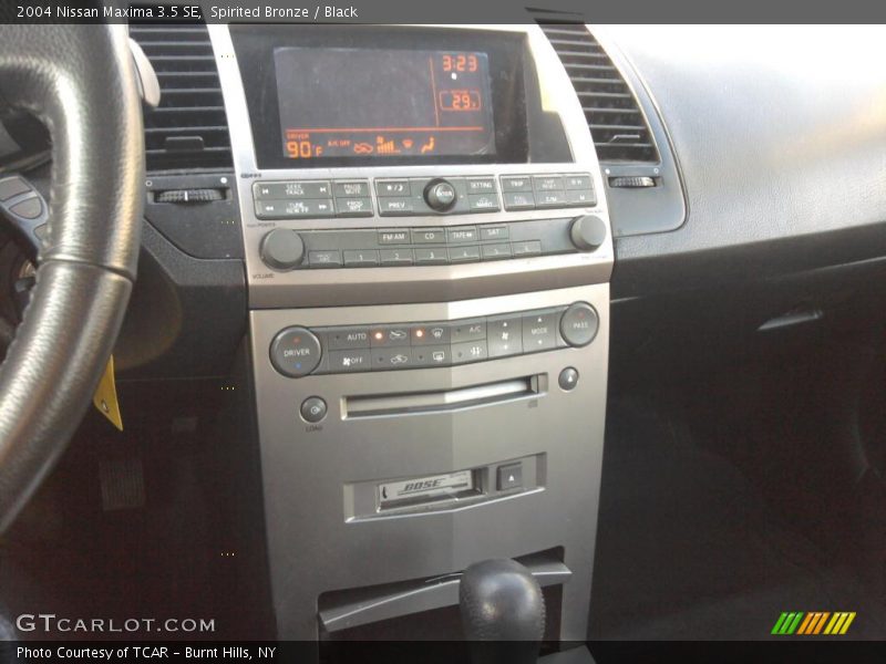 Spirited Bronze / Black 2004 Nissan Maxima 3.5 SE