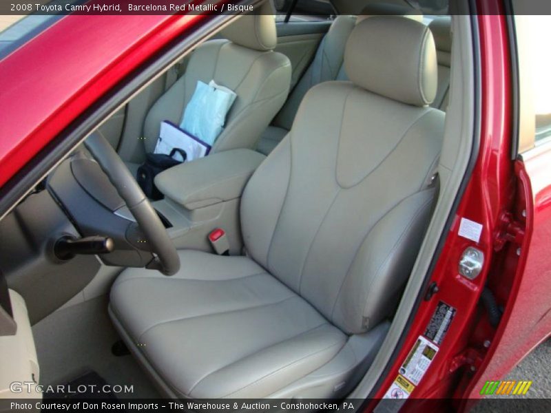 Barcelona Red Metallic / Bisque 2008 Toyota Camry Hybrid
