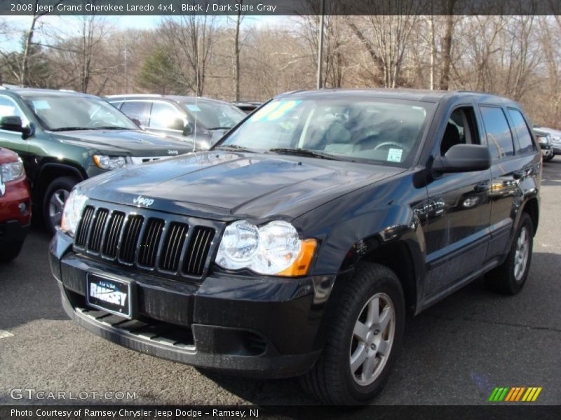 Black / Dark Slate Gray 2008 Jeep Grand Cherokee Laredo 4x4