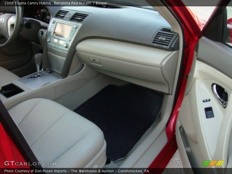 Barcelona Red Metallic / Bisque 2008 Toyota Camry Hybrid