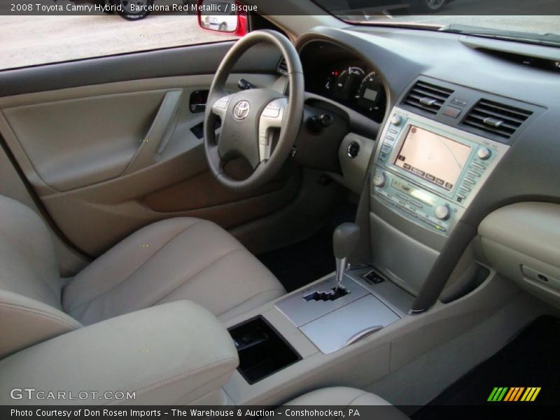 Barcelona Red Metallic / Bisque 2008 Toyota Camry Hybrid