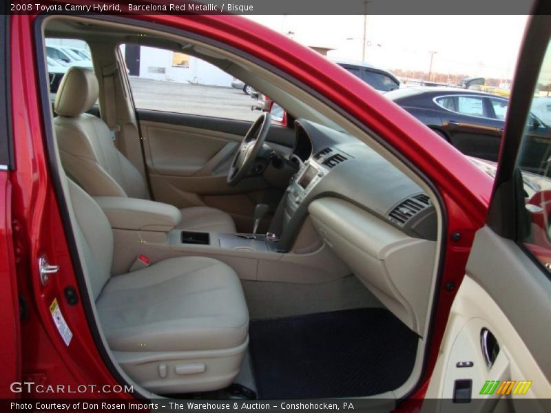 Barcelona Red Metallic / Bisque 2008 Toyota Camry Hybrid