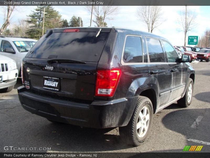 Black / Dark Slate Gray 2008 Jeep Grand Cherokee Laredo 4x4