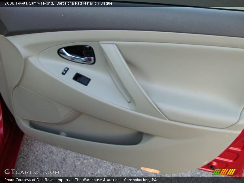 Barcelona Red Metallic / Bisque 2008 Toyota Camry Hybrid