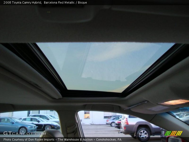 Barcelona Red Metallic / Bisque 2008 Toyota Camry Hybrid