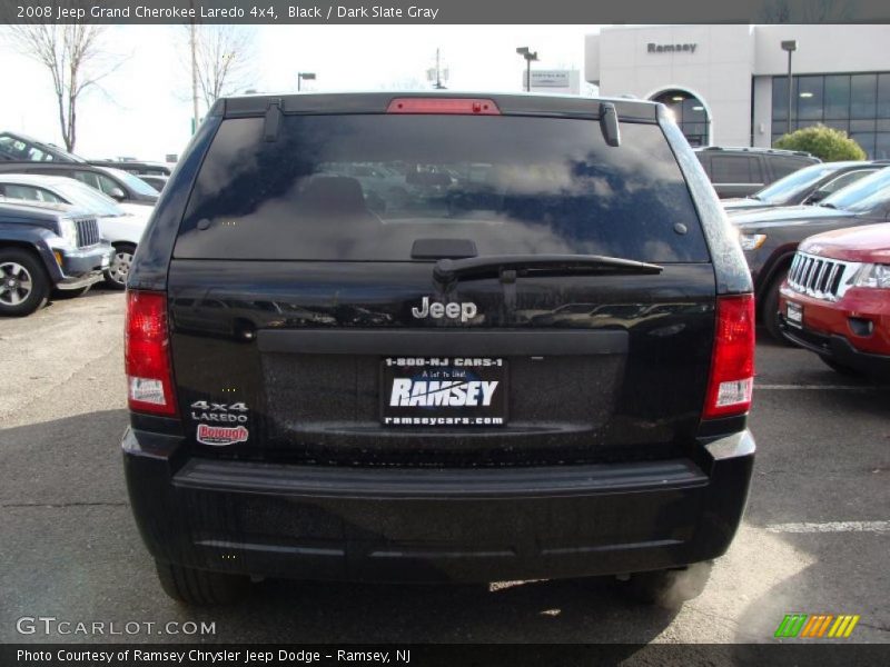 Black / Dark Slate Gray 2008 Jeep Grand Cherokee Laredo 4x4