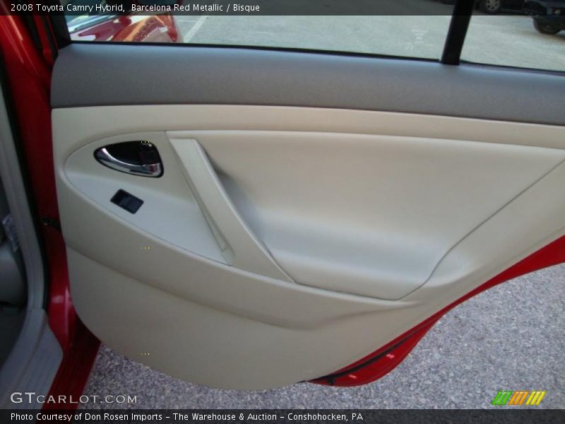 Barcelona Red Metallic / Bisque 2008 Toyota Camry Hybrid