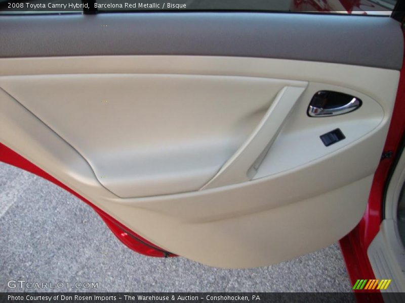 Barcelona Red Metallic / Bisque 2008 Toyota Camry Hybrid
