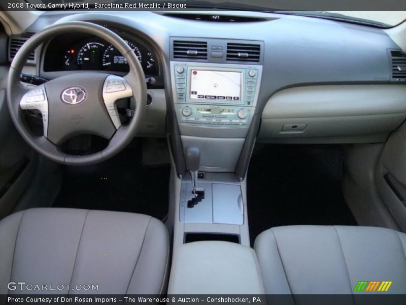Barcelona Red Metallic / Bisque 2008 Toyota Camry Hybrid