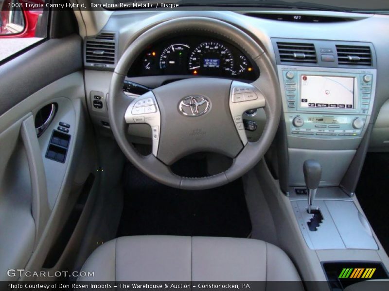 Barcelona Red Metallic / Bisque 2008 Toyota Camry Hybrid