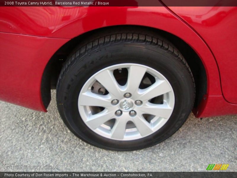 Barcelona Red Metallic / Bisque 2008 Toyota Camry Hybrid