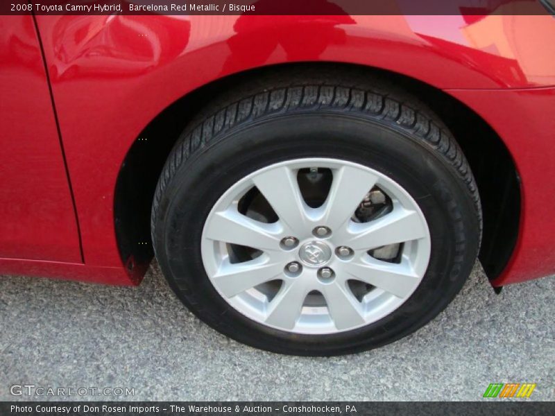 Barcelona Red Metallic / Bisque 2008 Toyota Camry Hybrid