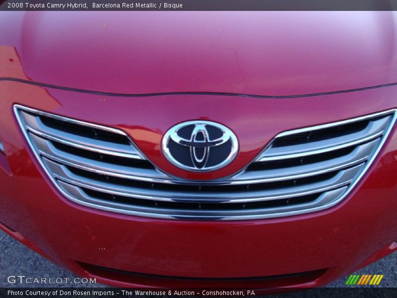 Barcelona Red Metallic / Bisque 2008 Toyota Camry Hybrid